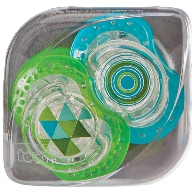 Haberman Dynamic Soother – 6m+ – Green and Blue – Twin Pack