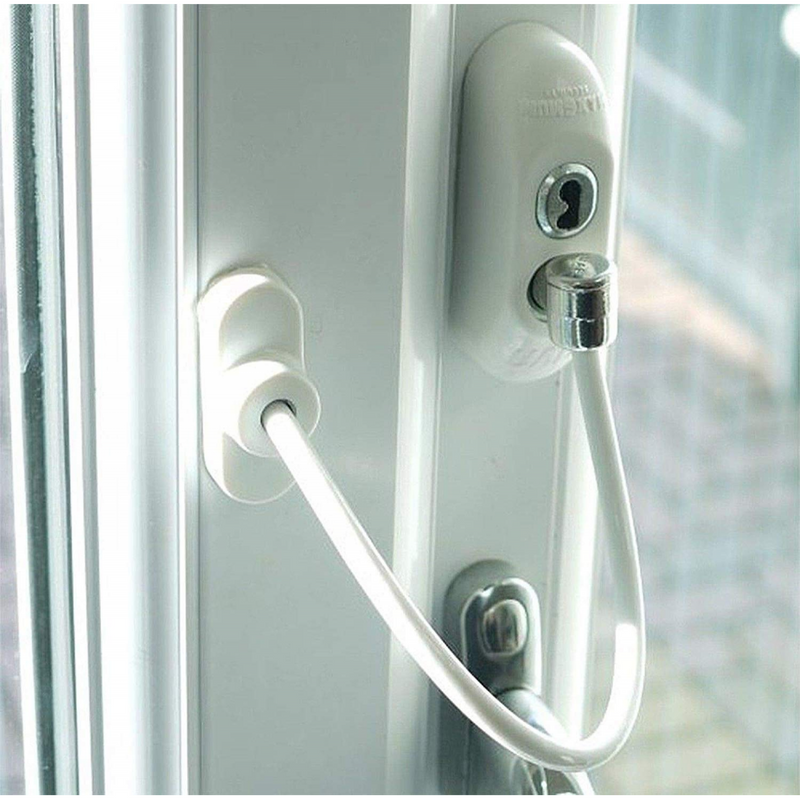 Max6mum Window Restrictor and Door Safe Restrictor – White (5 Pack)