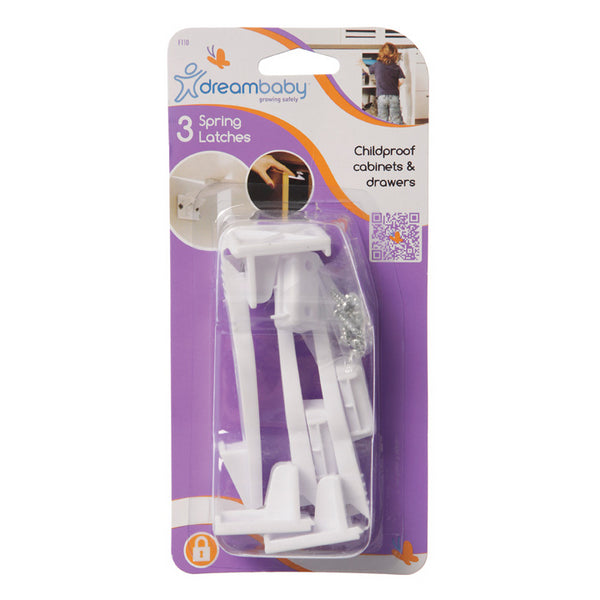 Dreambaby Spring Latches - Pack of 3