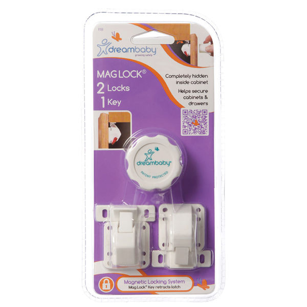 Dreambaby Magnetic Locks Set - 2 Locks and 1 Key
