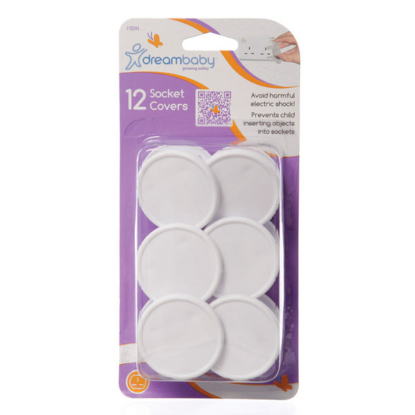 Dreambaby Electric UK Socket Covers - Pack of 12