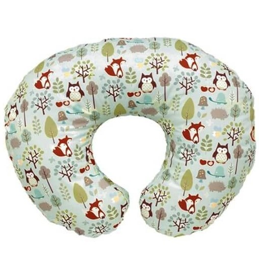 Boppy Nursing/Feeding Pillow with Cotton Slipcover – Woodsie