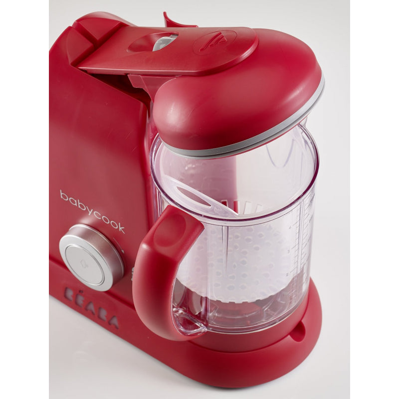 Beaba Babycook Solo 4-in-1 Baby Food Maker - Red