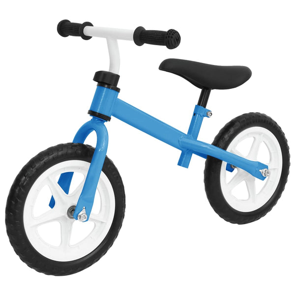 zosma_steel_framed_children's_balance_bike_-_blue_1