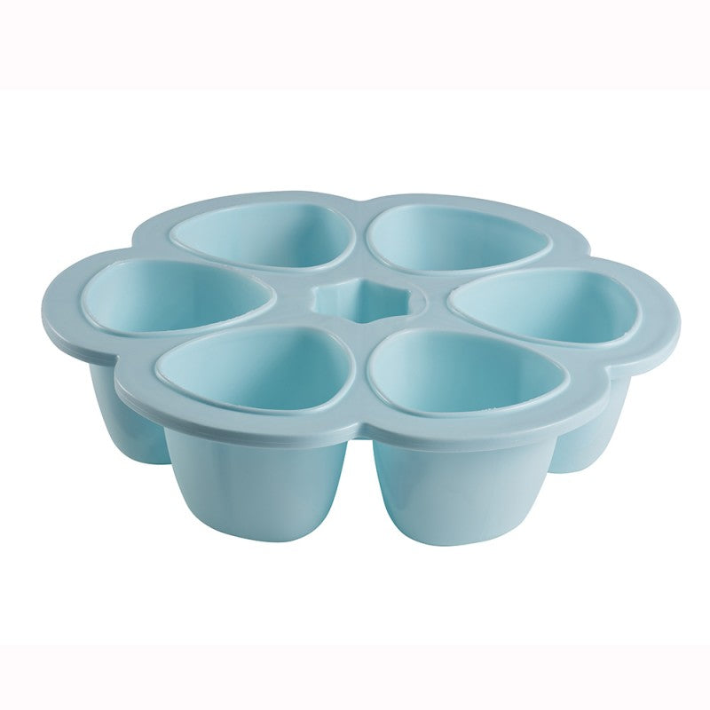 Beaba Multiportions Silicone Tray - 6 x 90ml - Blue