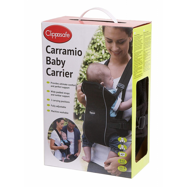 Clippasafe Carramio Baby Carrier – Black