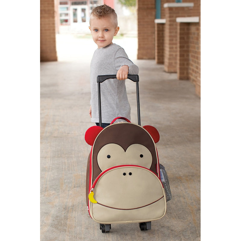Skip Hop Zoo Rolling Luggage - Monkey