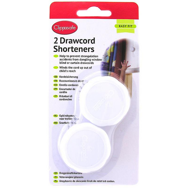 Clippasafe Drawcord Shortener – Pack of 2