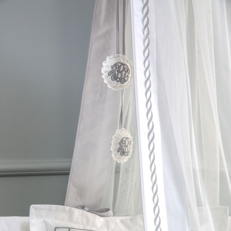 Mee-Go ABC Embroidered 5M Mosquito Net Drape