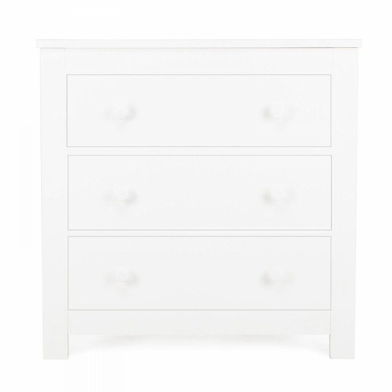 Cuddleco Aylesbury 3 Drawer Dresser – Satin White