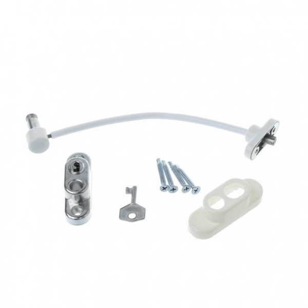 BSL Cable Prime Window Restrictor – White