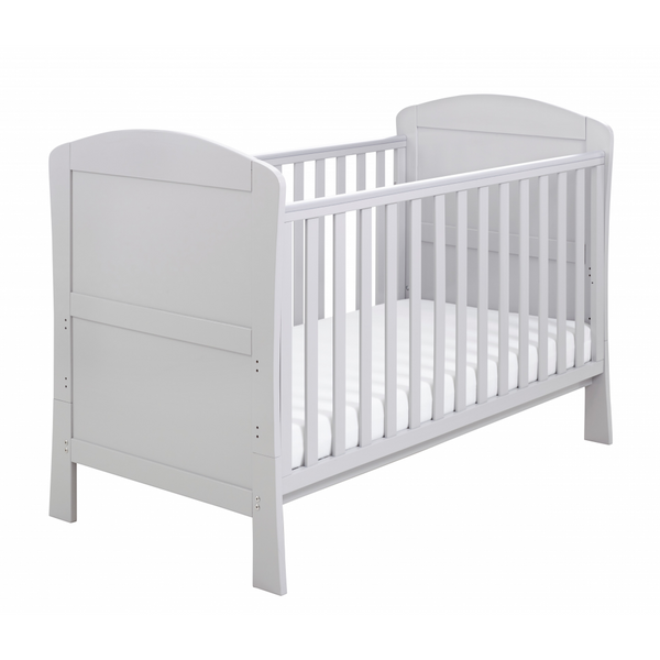 Babymore Aston Dropside Cot Bed - Grey__