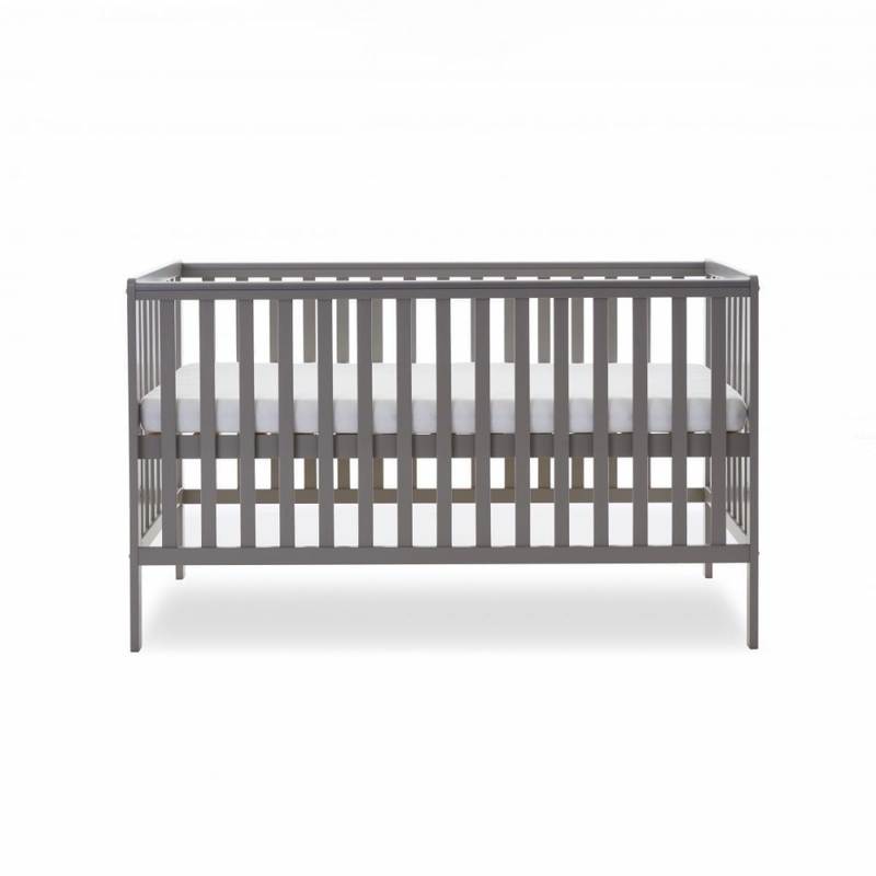Bantam Cot Bed- Taupe Grey- Height Ajusted Higest setting