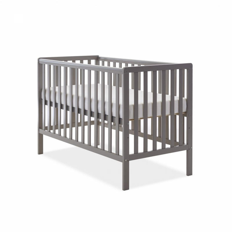 Bantam Cot - Taupe Grey- Height Adjustable
