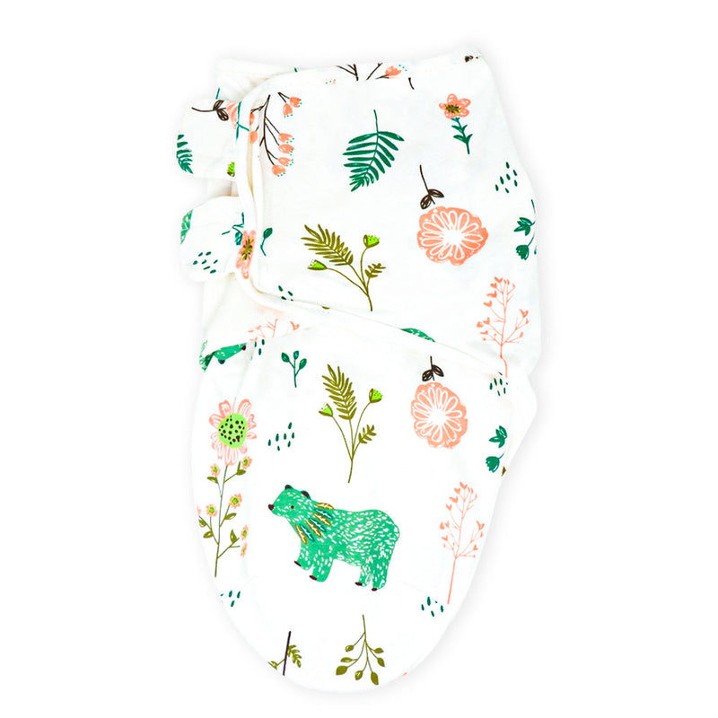 Callowesse Newborn Swaddle – 3 Pack – Bears and Blossoms, Pink Unicorns & Exotic Kingdom