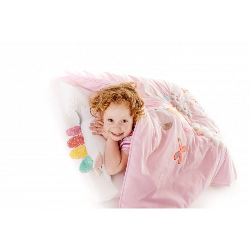 Bizzi Growin Cot Bed Quilt - Rainbows &amp; Unicorns - Example