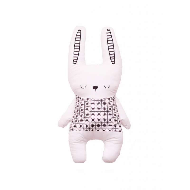 Bizzi Growin Monochrome Cushion - Rabbit