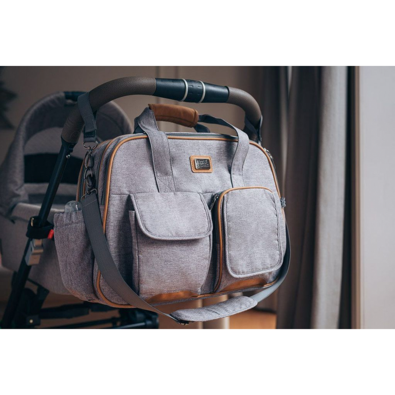 Bizzi Growin Pod Travel Changing Bag - Windsor Grey - Bag