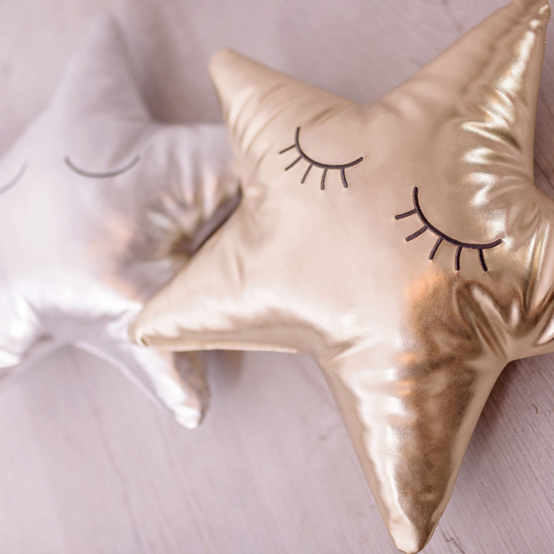 Bizzi Growin Star Cushion - Gold__