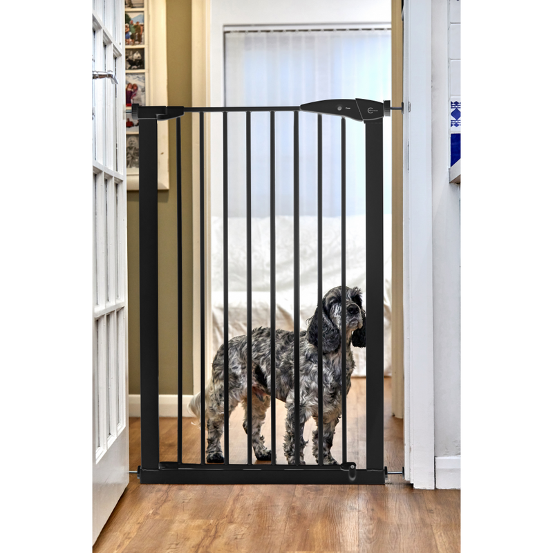Callowesse Extra Tall 7cm Pet Gate Extension – Black