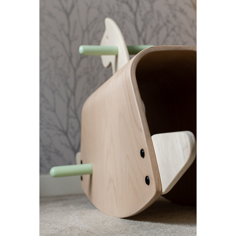 Callowesse Pinto Wooden Rocking Horse - 4
