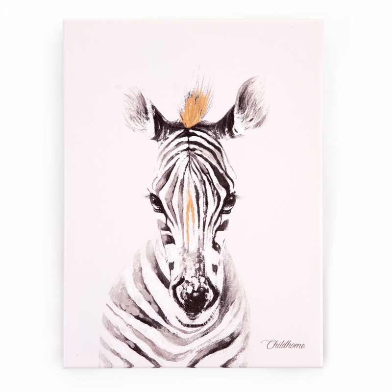 Childhome Oil Painting 30x40 - Zebra