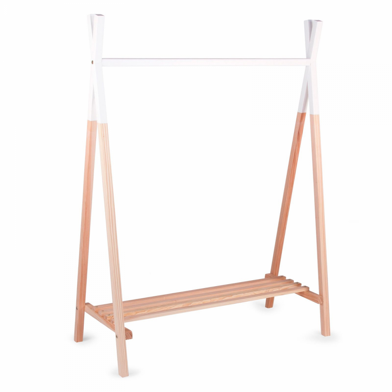 Childhome Tipi Open Clothes Stand - Natural White