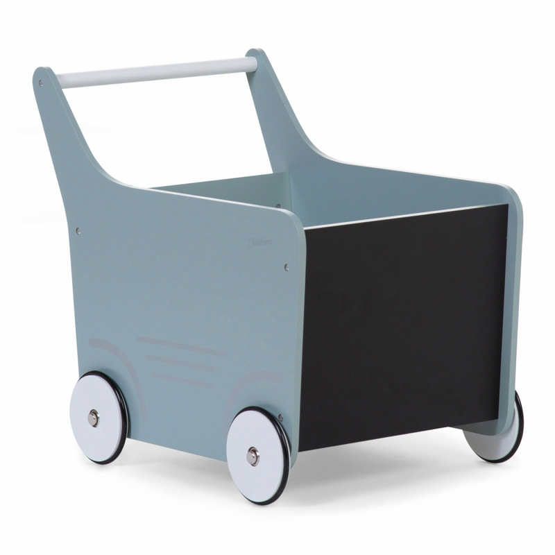 Childhome Wooden Stroller - Mint - Angled View