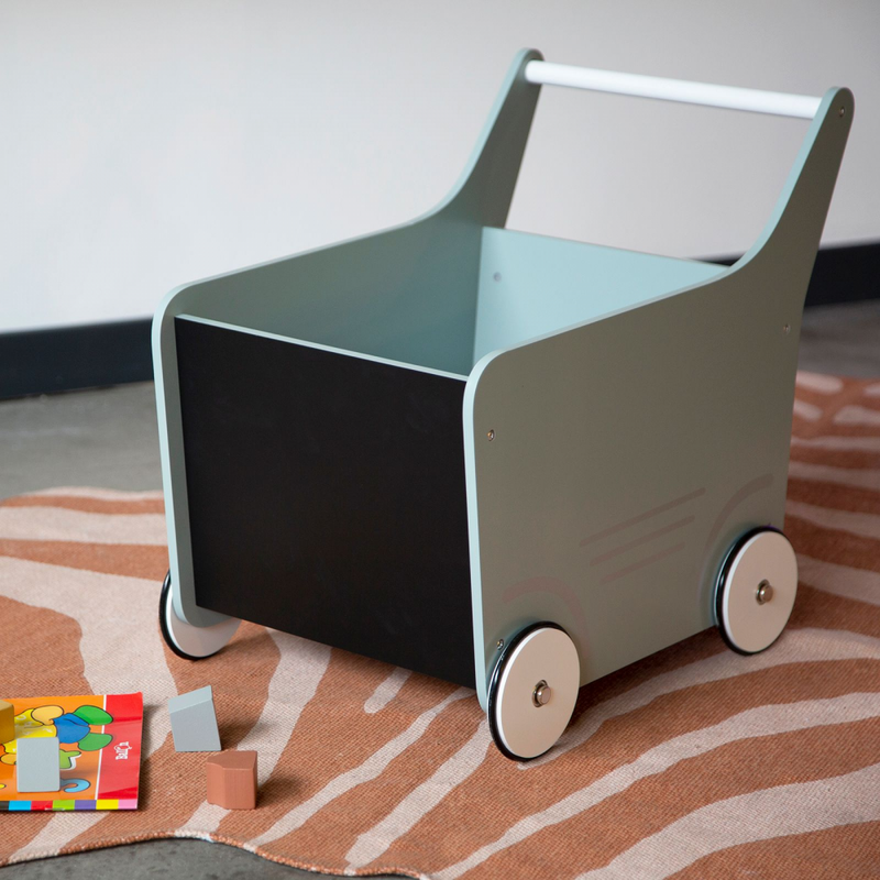 Childhome Wooden Stroller - Mint - Display