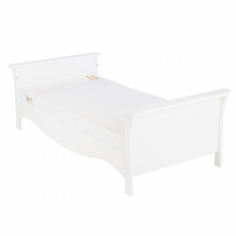 Cuddleco Clara Cot Bed – Satin White