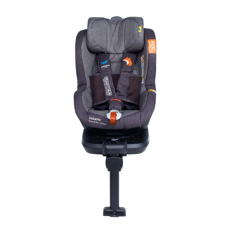 Cosatto RAC Come And Go i-Rotate i-Size Car Seat - Mister Fox - Headrest Position 3