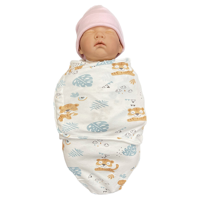 Callowesse Newborn Baby Swaddle - 0-3 Months - Curious Cubs