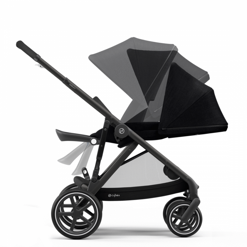Cybex Gazelle S stroller – Deep Black (Black Frame )