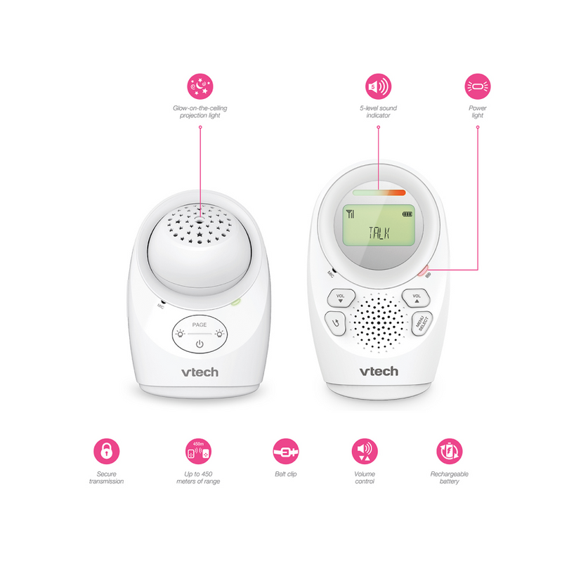 VTech DM1212 Audio Baby Monitor with Projector