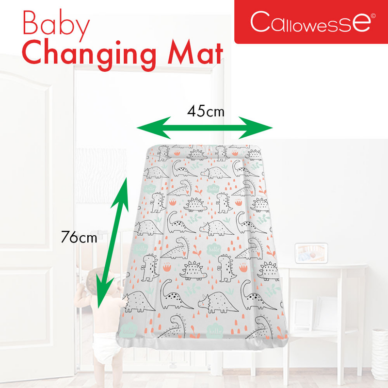 Callowesse Changing Mat Deluxe Waterproof with Raised Edges – Hello Dino