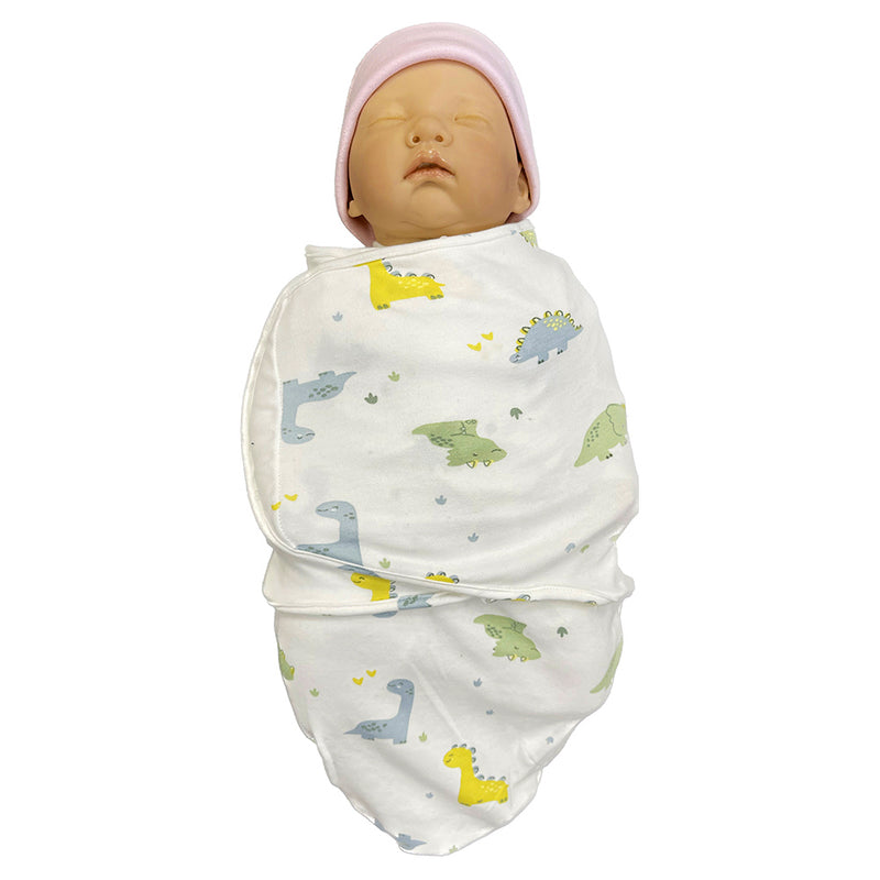 Callowesse Newborn Baby Swaddle - 0-3 Months - Dinky Dinos