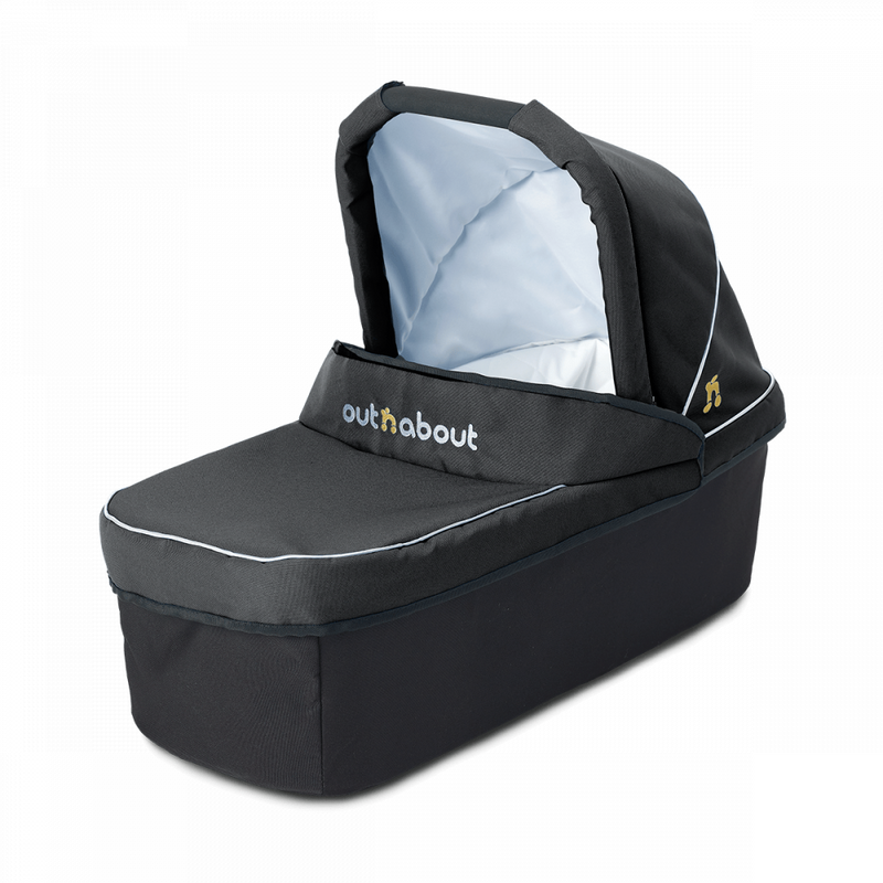 Out n About Double Carrycot - Raven Black