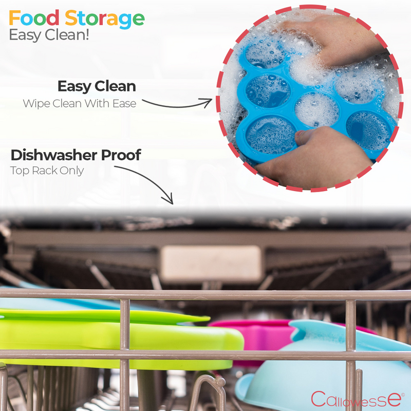 Callowesse Silicone Food Storage- Easy Clean