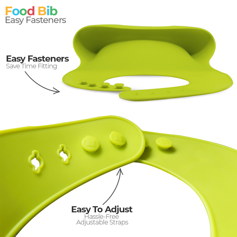 Callowesse Silicone Bibs- Easily Adjusted