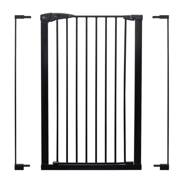 Callowesse Extra Tall Pet Gate – 75cm – 96cm wide and 110cm tall – Black