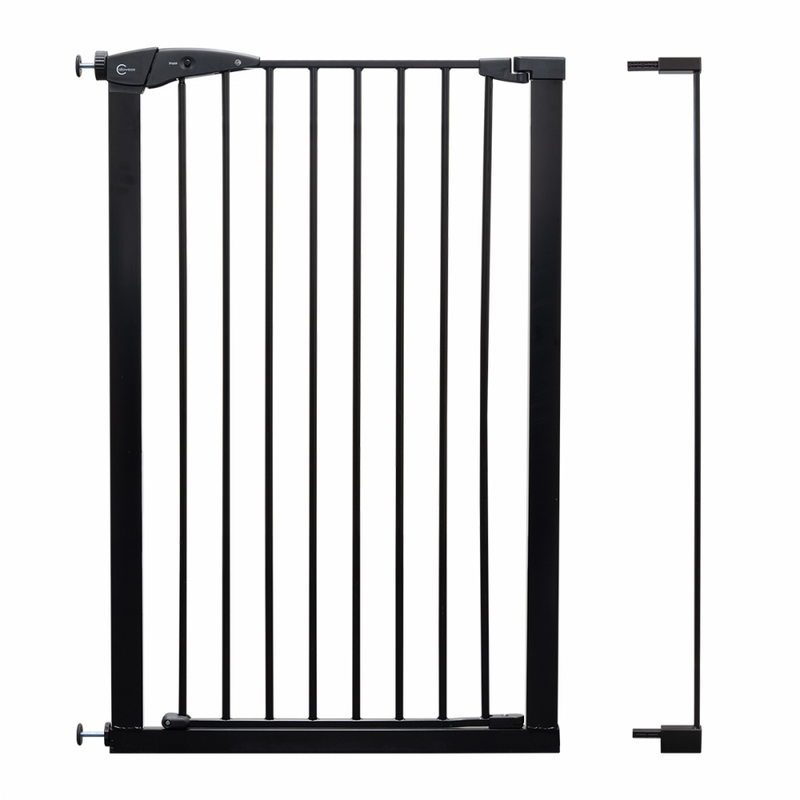 Callowesse Extra Tall 7cm Pet Gate Extension – Black