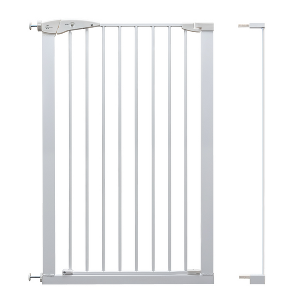 Callowesse Extra Tall Pet Gate – 75cm – 89cm wide and 110cm tall – White