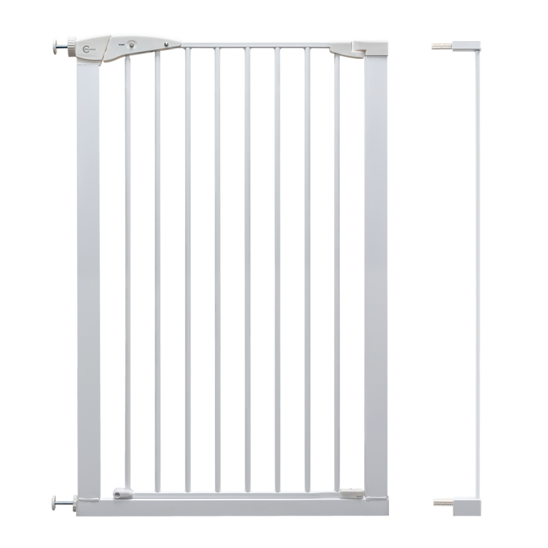 Callowesse Extra Tall Pet Gate – 75cm – 89cm wide and 110cm tall – White