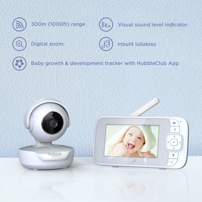 Hubbe Nursery View Select 4.3" Video Baby Monitor