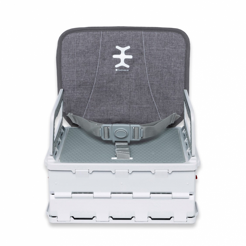 Nikidom Flat Pack Booster – Heather Grey