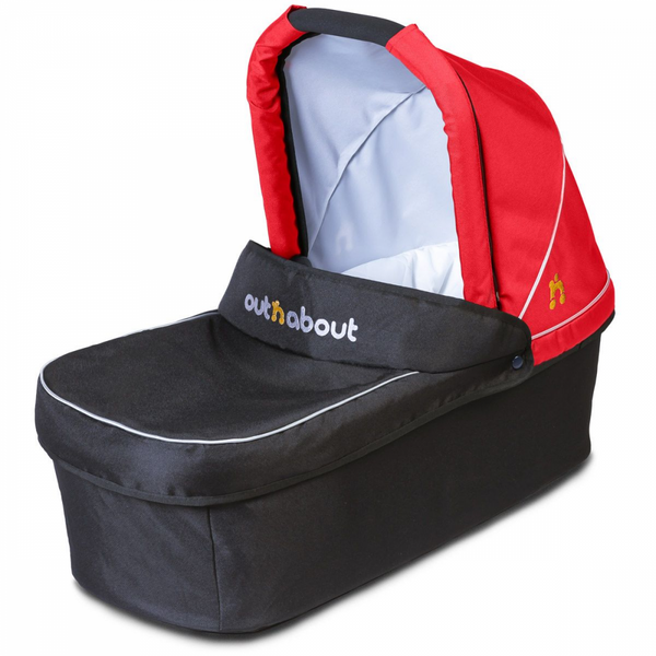 Out n About Double Carrycot Hood- Carnival Red