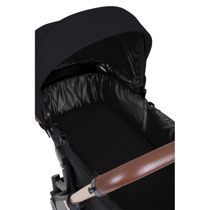 Ickle Bubba Aston Rose 8 Piece Pushchair Bundle – Black/Gold