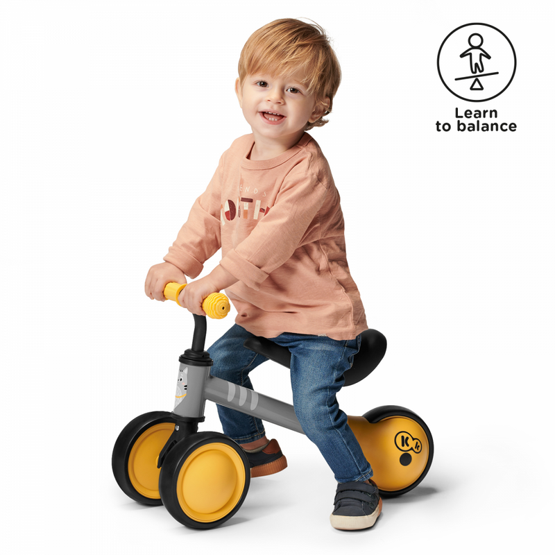 Kinderkraft Cutie Mini Balance Bike- Honey- Learn to balance