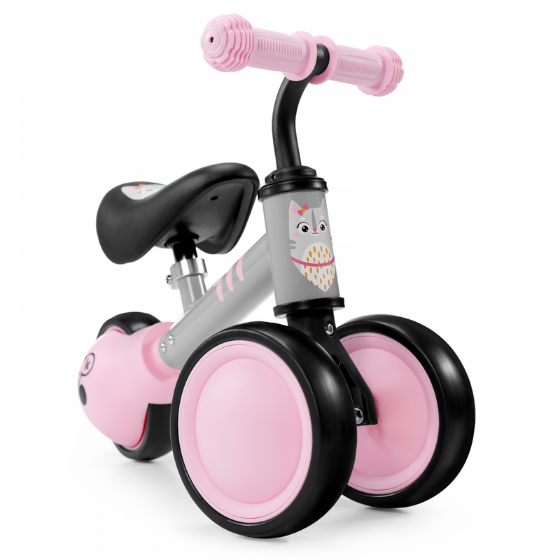Kinderkraft Cutie Mini Balance Bike- Pink- Side View