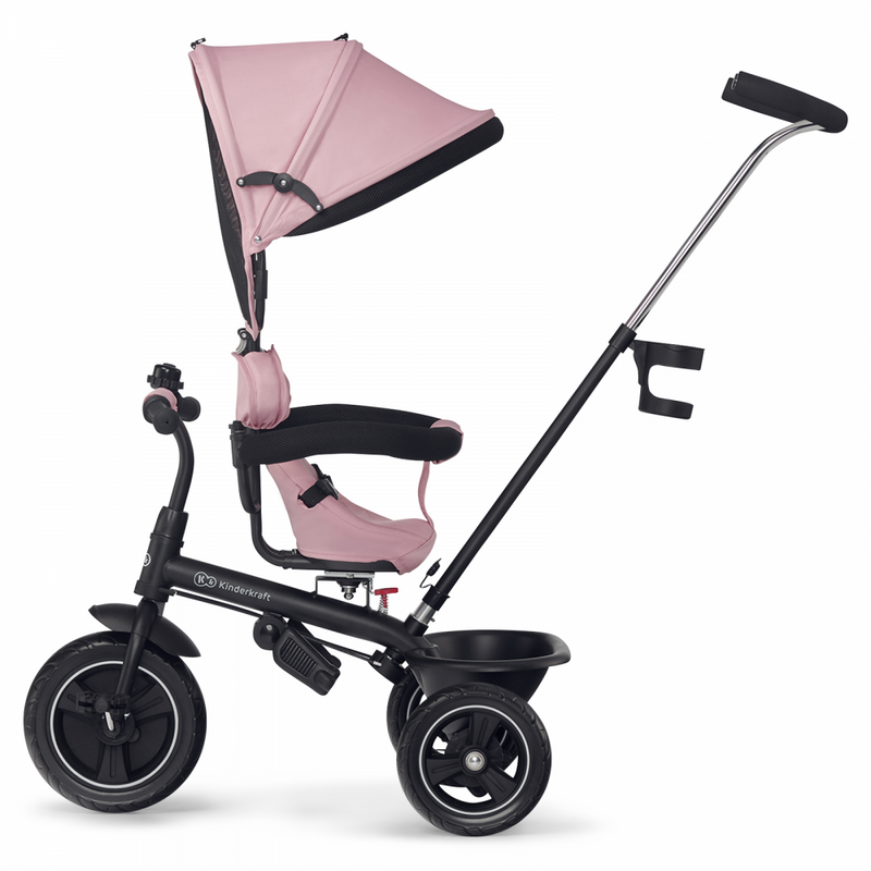 Kinderkraft Freeway Tricycle- Pink- Rear Facing Stroller